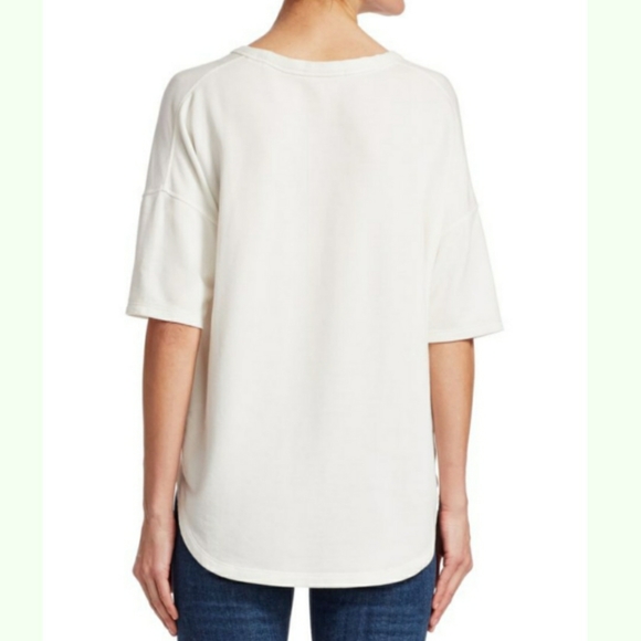 RAG AND BONE White Phoenix Tee - Picture 6 of 11